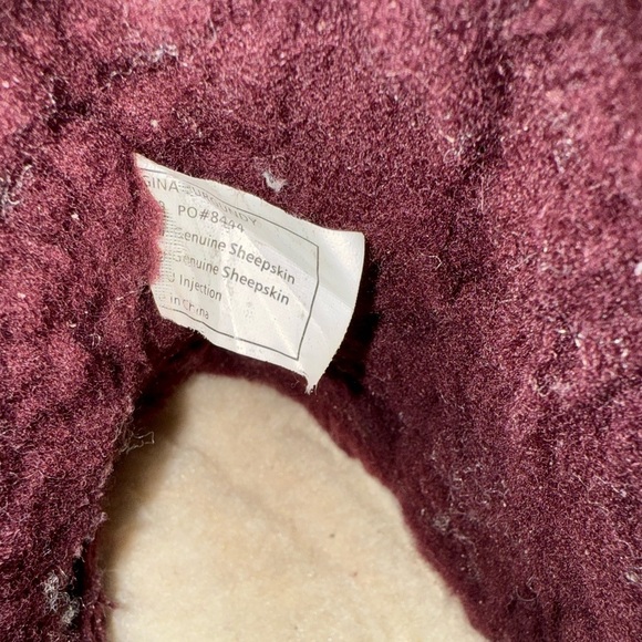 Abeo REGINA Neutral Support Shearling Ankle Boots winter warm comfort Burgundy - Picture 11 of 11
